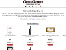 Tablet Screenshot of greatgrapesnc.com